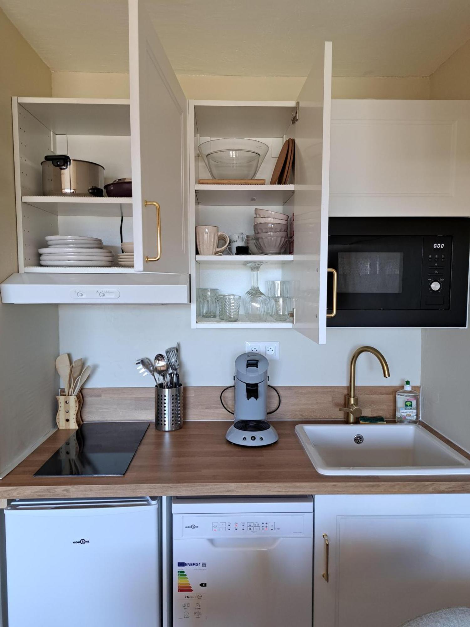 Studio Cabine 4 Couchages, Vue Face Aux Montagnes Font-Romeu-Odeillo-Via Εξωτερικό φωτογραφία